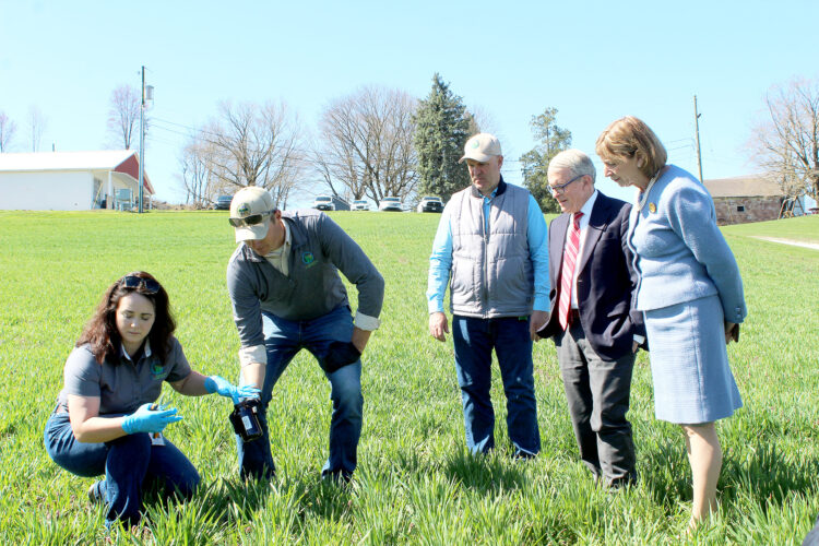 ODA takes plant tissue samples